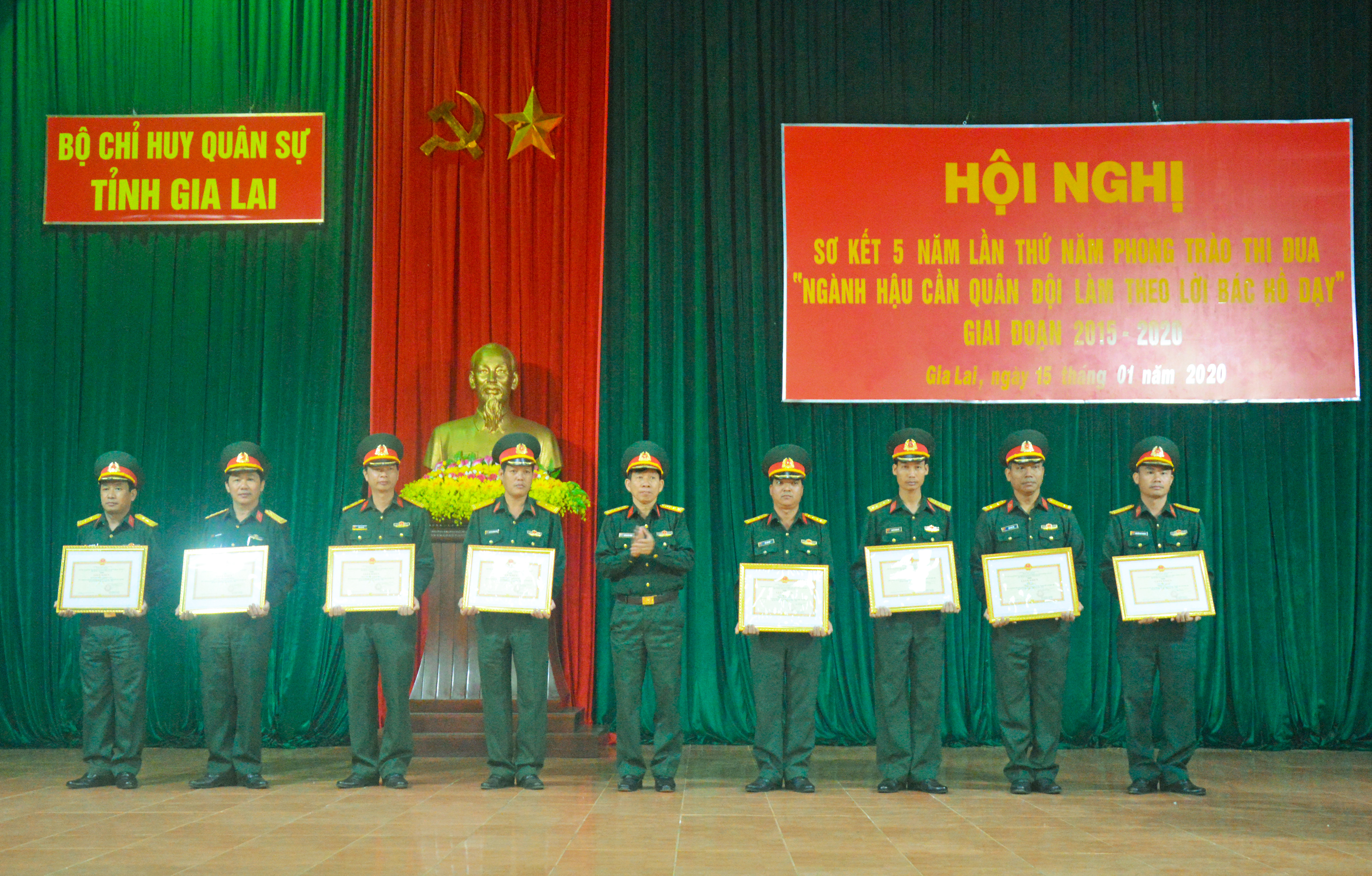 Bộ CHQS tỉnh Gia Lai sơ kết Phong trào thi đua 